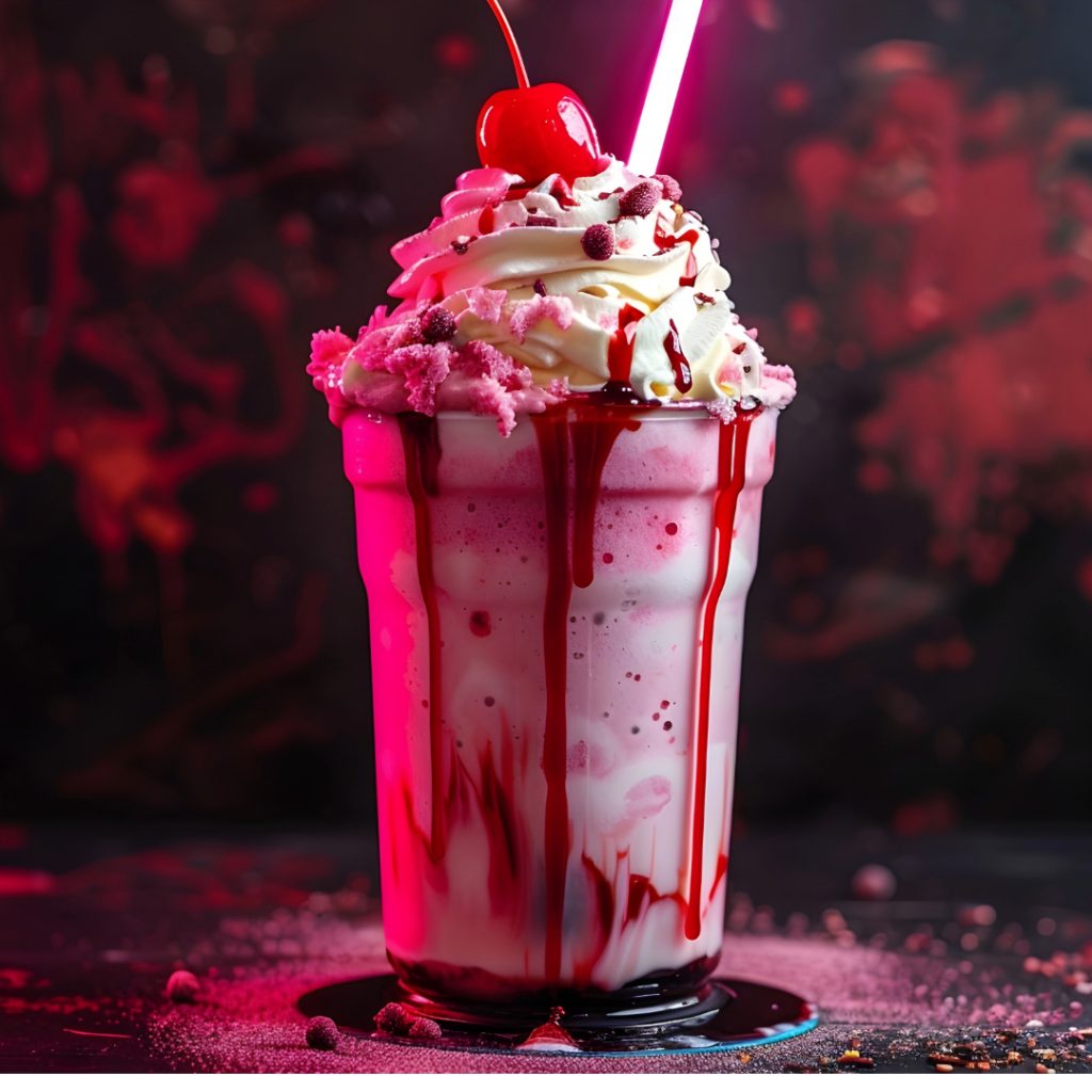 Glace dégoulinante pour représenter les désirs coupables